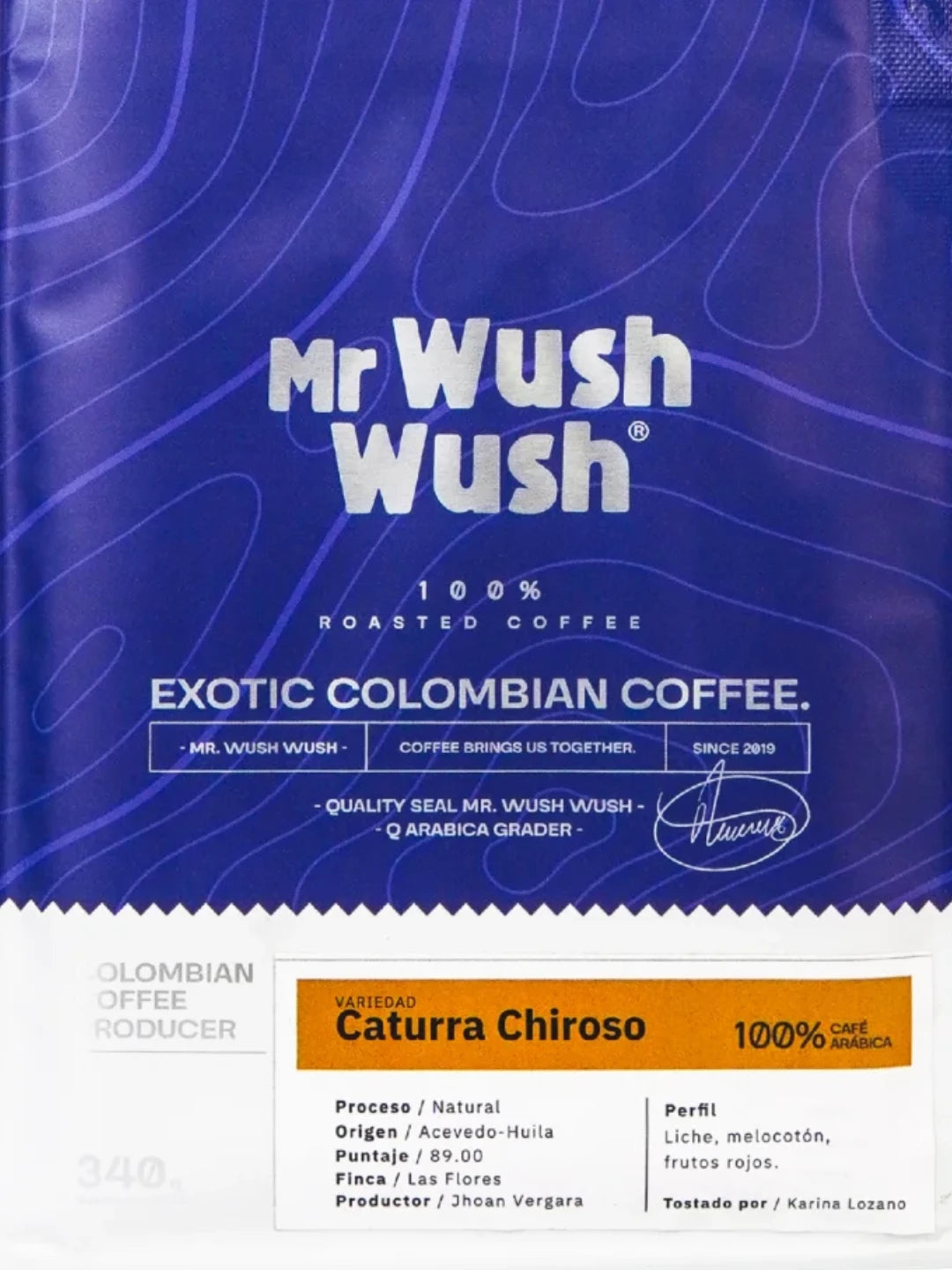 Caturra Chiroso Natural – Café Exótico Las Flores Cofermentado
