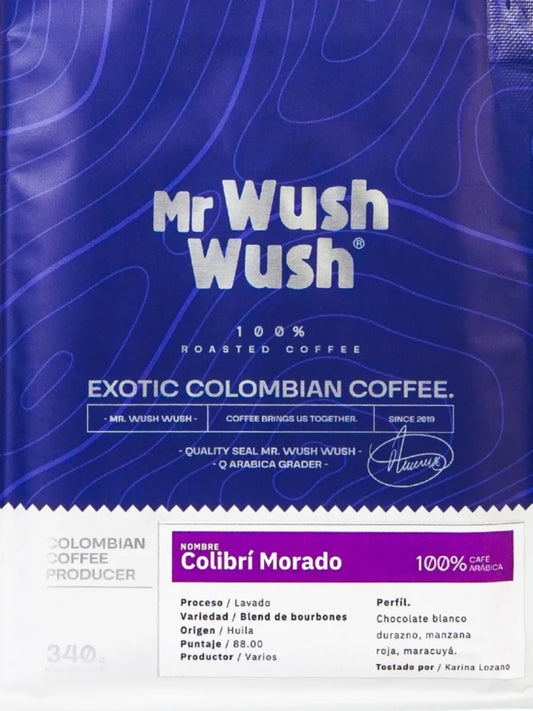 Colibrí Morado Lavado Thermal Shock – Café Exótico Cofermentado