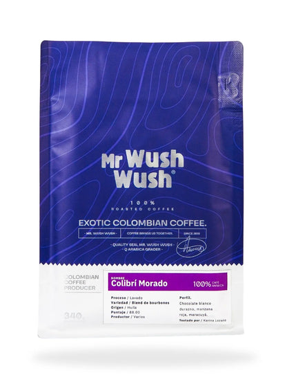 Colibrí Morado Lavado Thermal Shock – Café Exótico Cofermentado