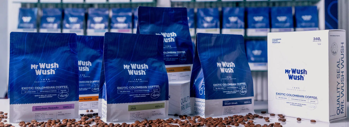 Selección de café de calidad Mr. Wush Wush