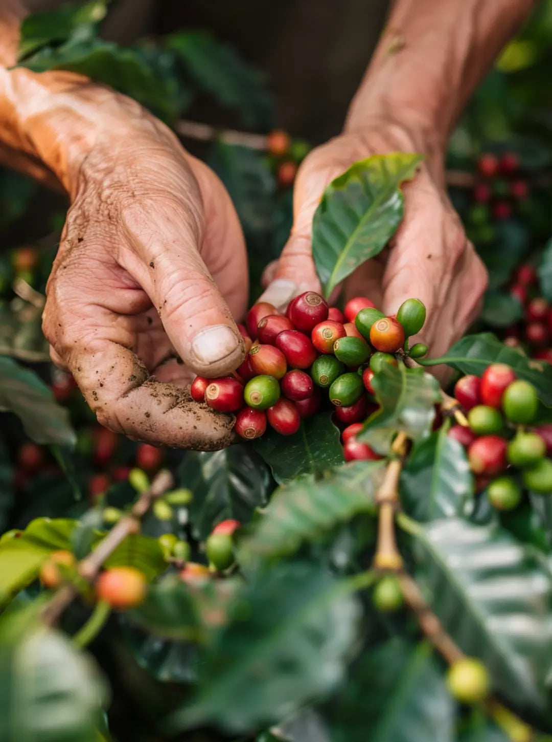 Productor de café de especialidad colombiano