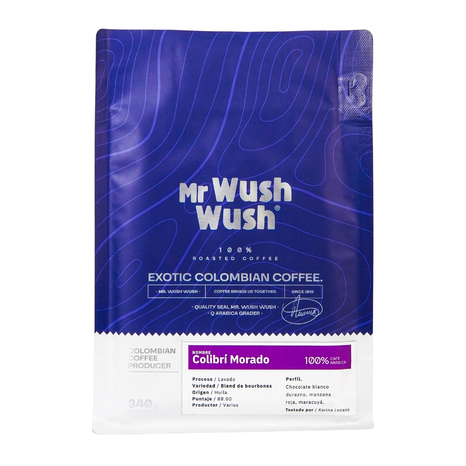 Colibrí Morado Lavado Thermal Shock - Café Exótico Cofermentado