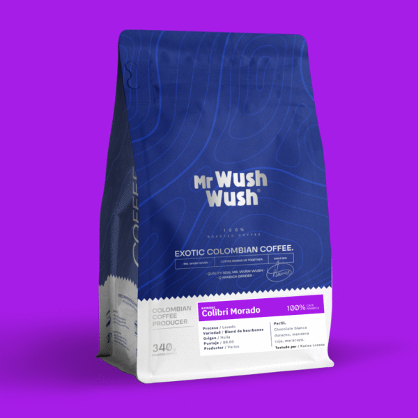 Colibrí Morado Lavado Thermal Shock - Café Exótico Cofermentado