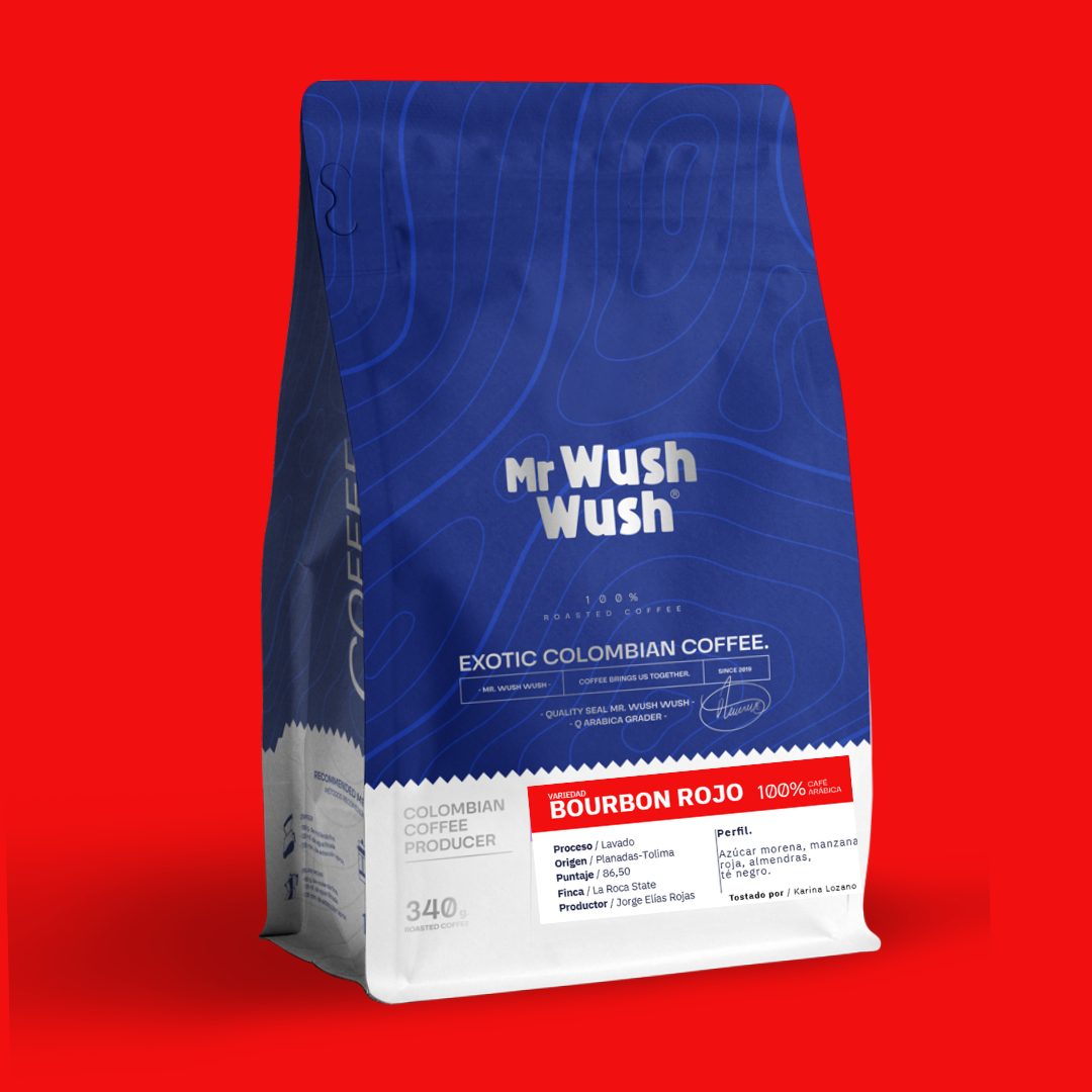 Bourbon Rojo Lavado - Café Tradicional